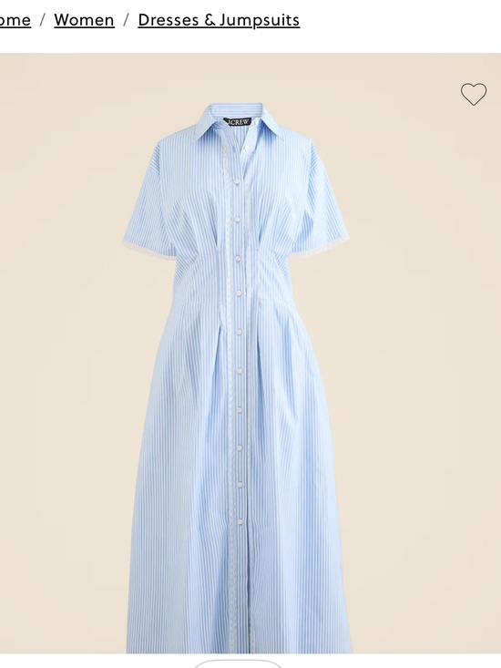 J. Crew Dresses & Skirts - J. Crew Light Blue and White Stripe Maxi Shirtdress size 2